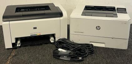 HP LaserJet Pro M402n Monochrome Laser Printer & HP Color LaserJet Pro CP1025nw Color Laser Printer