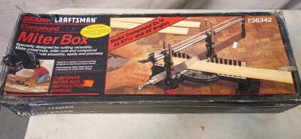 Sears Craftsman Compound Miter Box. With Original Box