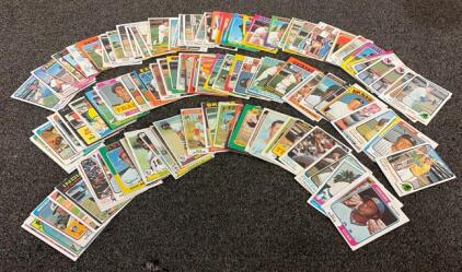 Variety Of Major League Baseball Cards Including Bud Harrelson, Bert Campaneris, Ray Burris, And More