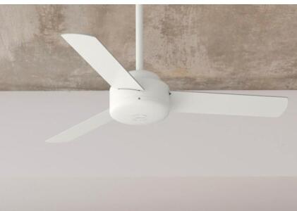 Hunter 44 Inch Indoor Ceiling Fan No Light - White Modern Ceiling Fan Without Light, 3 Blades, Standard Mount, For Bedroom, Living Room, or Kitchen, Wall Control - Presto 51848, Matte White *New in Box*