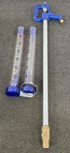 3.25ft Frost Proof Outdoor Water Spout, (2) Jumbo Rain Gauge