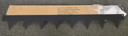 Galvanized Steel Lawn And Garden Edging- (10) 40" Pieces In The Box