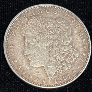 1921-D Morgan Silver Dollar Coin