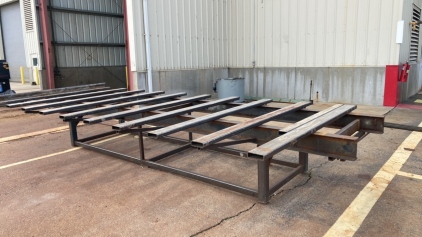 Industrial Grade 8ft x 20ft Saw Extension Feed Output Work Table Heavy Metal