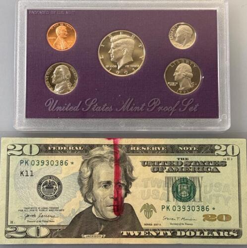 United State Mint Proof Set Including 20$ Star Note