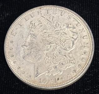 1921-D Morgan Silver Dollar Coin