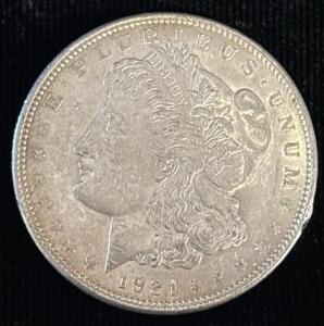 1921 Morgan Silver Dollar Coin