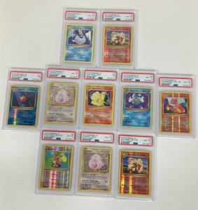 PSA Pok&eacute;mon card collectibles