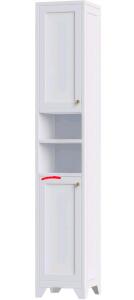 6 Tier Narrow Metal Bathroom Storage Cabinet- 67"x12"x12"