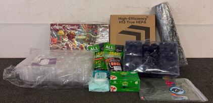 (1) Advent Calendar - 24 Dog Toys For Small And Medium Dogs, (2) Bags Of All Natural Snake Repellent, (1) High-Efficiency H13 True HEPA Filter, And So Much More!!