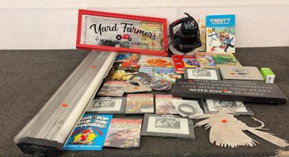 (1) WEN Model 10 Orbital Car Waxer/ Polisher, Kids Books Including Frosty The Snowman, (2) Wall Signs, And More