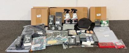 BRAND NEW PRODUCTS!!! Including (2) Bottles Of Weiman Stainless Steel Cleaner And Polish, Screen Cleaners, (1) Cell Phone Holder, And So Much More!!