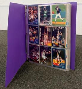 (1) Binder Filled With NBA,NFL& Major League Baseball Cards- Including Derek Anderson, Walter Stanley, Rey Ordonez, And So Many More!!!