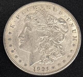 1921-D Morgan Silver Dollar Coin