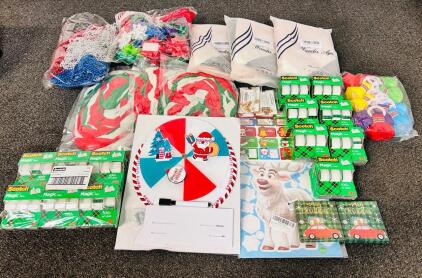 Xmas Home Decor and Essentials: Scotch Tape, Table Runners, Bows, Tags, Scarfs and More