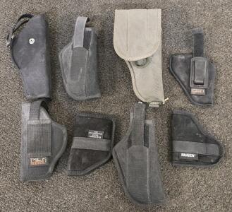 (8) Handgun Holsters- Assorted Sizes And Models