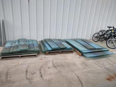 (3) Pallets of Glass Panes of Wild Forrest Scenery