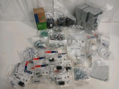 (3) Square D Circuit Breakers & Assorted Electrical Supplies