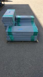 Pallet of Metal Shelfs