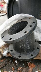 Tyler Union Ductile Iron Flanged Reducer Pipe Fitting -8" x 22 1/2 Degree