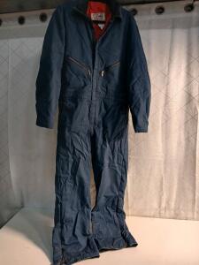Walls Blizzard-Pruf Insulated Coveralls Size Large Regular Navy Blue