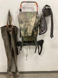 Gun Bag, Overalls, And Hunting Backpack