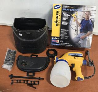 Wagner Wideshot Power Painter Spray Fast Plus - 6.6GPH w/ Backpack Assembly & Accessories