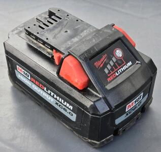 (1) Milwaukee M18 RedLithium High Output XC6.0 Battery
