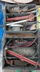 (2) Metal Organizer Box -21"L x18"W x8"H