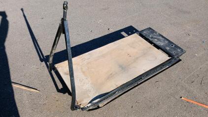 Metal Pulling Sled -58"L x25"W x7"H