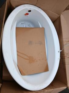 Kohler Sunward 60"x42" Oval Drop-In Bath Tub