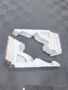 (2) Antique House Corbel From East Coast - 32&rdquo;x20&rdquo;x6&rdquo;