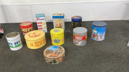 Assortment Of Collectable Tins