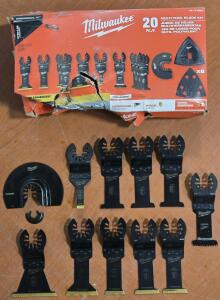 Milwaukee Universal Oscillating Multi-Tool Blade Kit - 11pcs (Sander Missing)