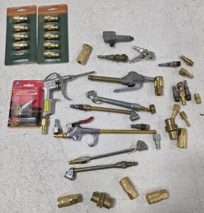 Air Compressor Accessories and Fittings Set, Brass, Quick-Connect