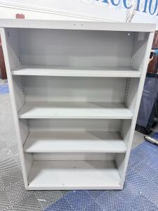 (1) Metal 4-Tier Shelving- 3ftx1.5ftx55.5&rdquo;