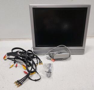 (1) Sharp Aquos LC-15E1U LCD TV W/ Accessories (1) Air Innovations Electric Fan