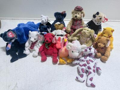 Ty Beanie Babies Collection, Multiple Models Including Britannia & Glory
