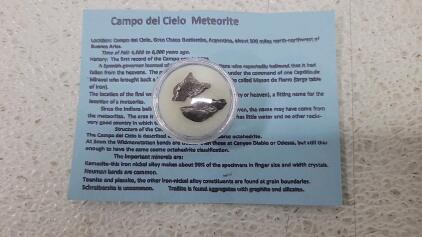 Campo del Cielo Meteorite, Iron Composition, Argentina Origin