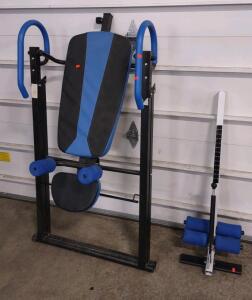 (Black/Blue) Adjustable Inversion Table-Unknown Brand