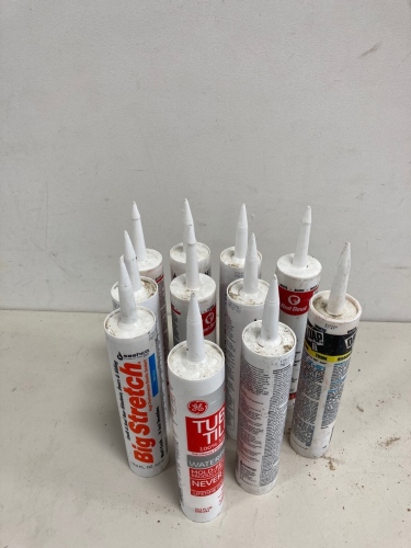 Tubes Of Silicone And Elastic Sealant