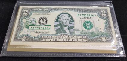 (1) Series 2003A United States Two-Dollar Bill