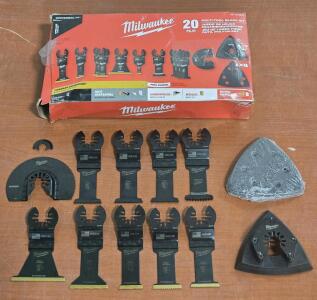 Milwaukee Universal Oscillating Multi-Tool Blade Kit - 19pcs (One Blade Missing)