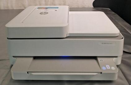 (1) HP Envy Pro 6455 Ink Ket Wireless Printer/Copier/Scanner W/Power Cord