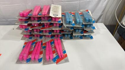(50+) Old School Wiper Arm Boots Pink & Blue