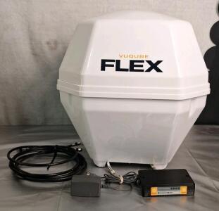 (1) King Controls VQ2100 VuQube FLEX Portable Satellite Antenna W/ Controller