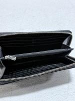 Coach Accordion Zip Wallet, Black, Signature Canvas & Leather - 4