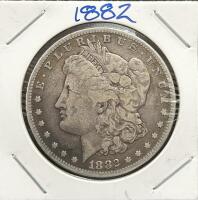 1882 Morgan Dollar & 1922 Peace Dollar, U.S. Silver Coins - 2
