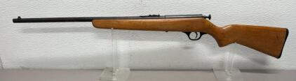 Sears Model 41 Bolt Action Rifle, .22 Caliber S.L. & L.R., Wood Stock