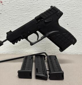 Kel-Tec P17 Pistol, .22 LR, 16+1 Capacity, Black Finish, Semi-Automatic